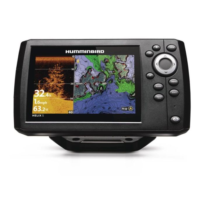 Humminbird HELIX 5 Fish Finder & GPS Chart Plotter CHIRP 2D, DI