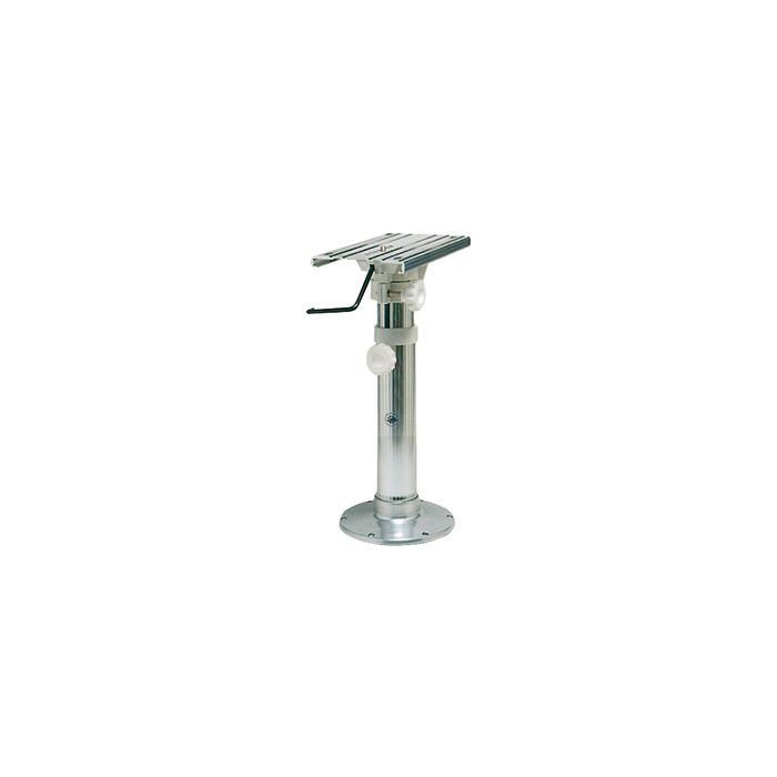 Alloy Pedestal w/swivel slide polished base 45-62 cm