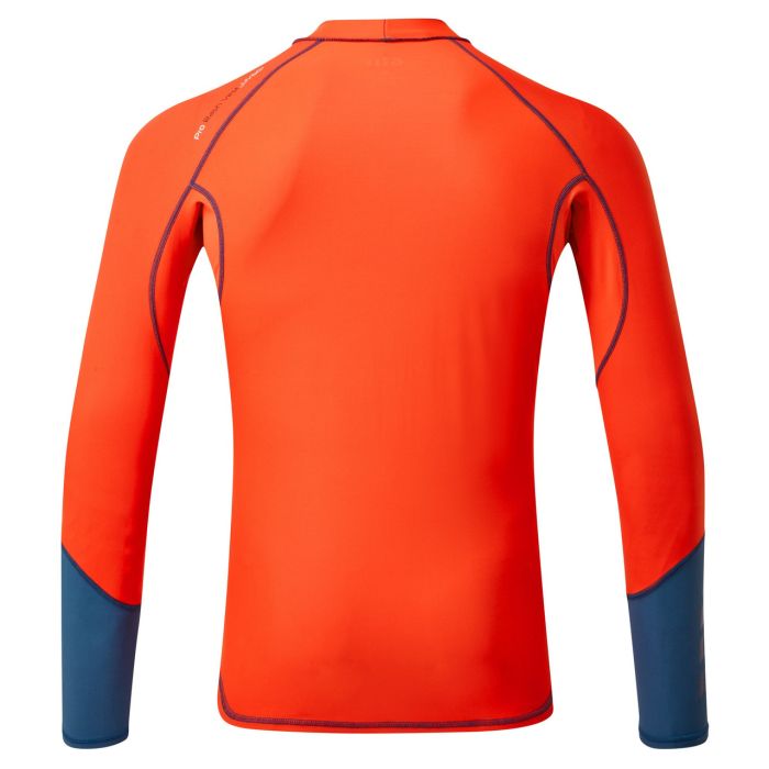 Gill Pro Rash Vest Orange Long Sleeve