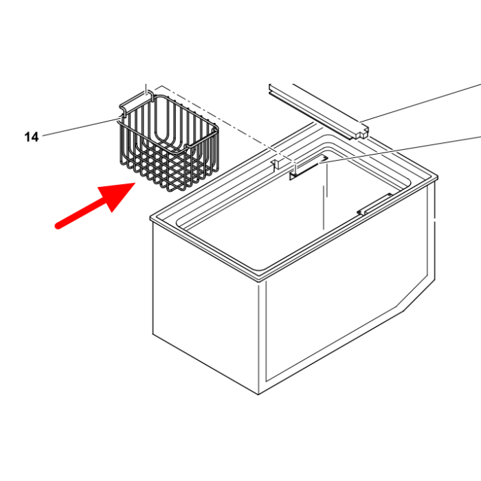 Isotherm Replacement Basket for Build in boxes