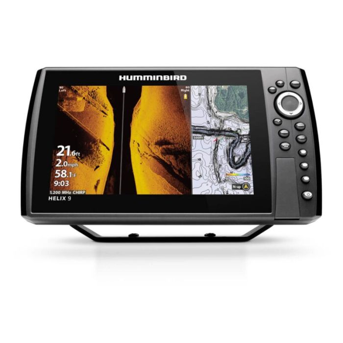 Humminbird Helix 9 Fish Finder & GPS Chart Plotter CHIRP 2D, MEGA DI, Mega SI + G4N