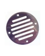 S/S Flat Round Vent 83mm dia