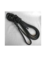 Mooring Warps 3 Strand  Black 14mm - 6mtr to 12mtr