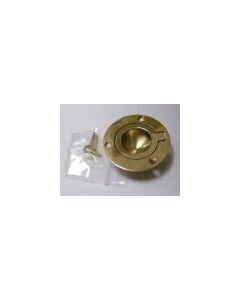 Round Flush Ring 2" Brass