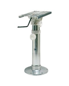 Alloy Pedestal w/swivel slide polished base 45-62 cm